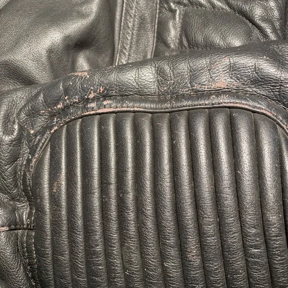 Berman’s Leather Biker Jacket - Picture 4 of 6